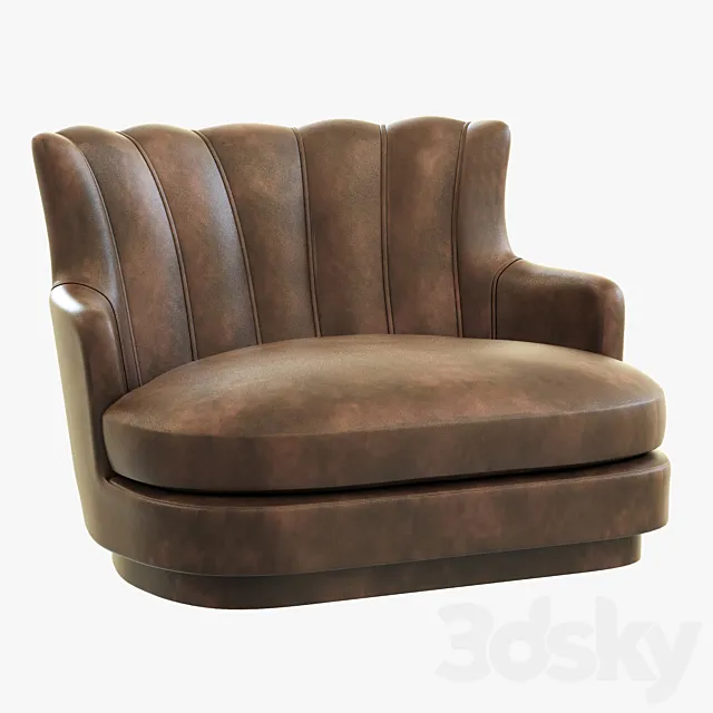 Brabbu Plum Single Sofa 3DSMax File