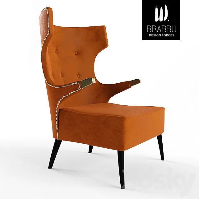 BRABBU | SIKA ARMCHAIR 3DS Max Model