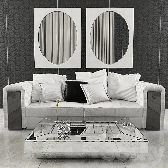 BRABBU Sofa 3DS Max Model