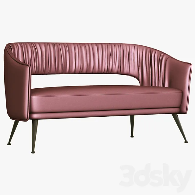 Brabbu STOLA 2 SEAT SOFA 3DS Max Model