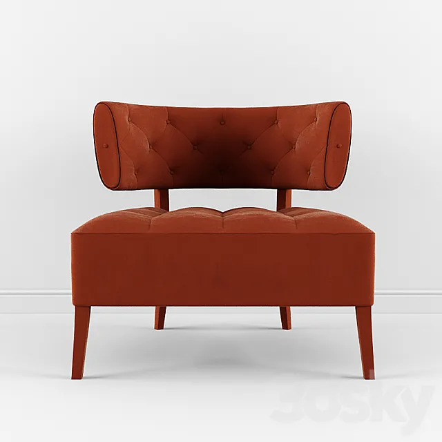 Brabbu – Zulu Armchair 3DS Max Model