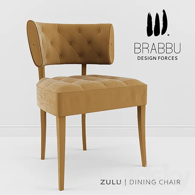 Brabbu – Zulu DIning Chair 3DS Max Model