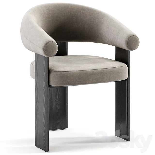 Bracci Armchair 3ds Max