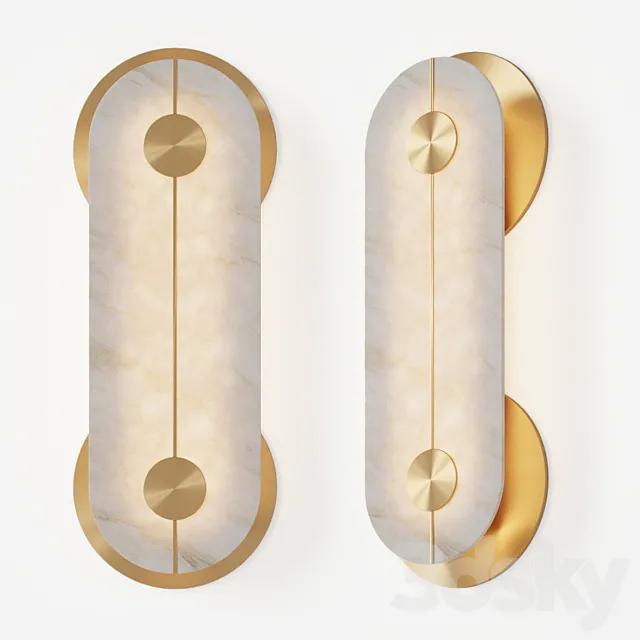 Brace Wall Light Small by Bert Frank 3DS Max Model