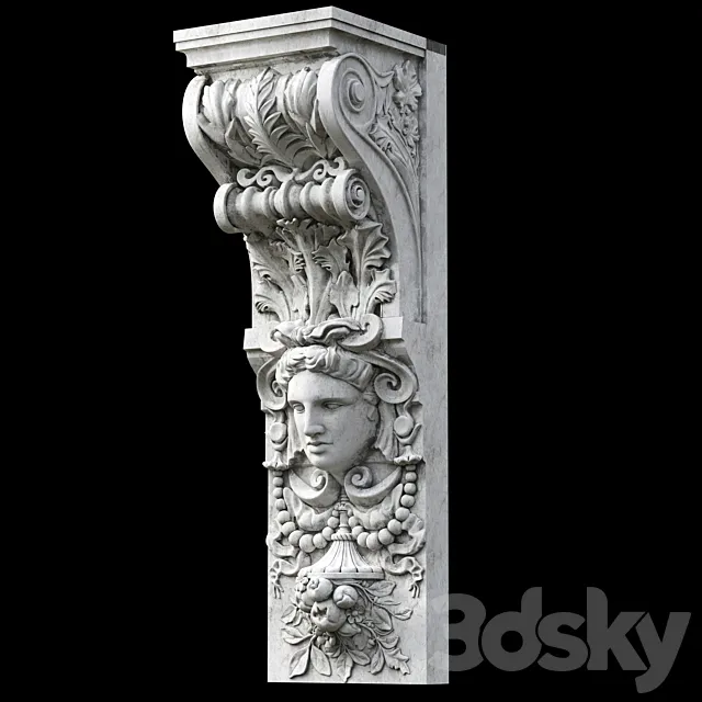 Bracket Corbel Bracket 3ds Max