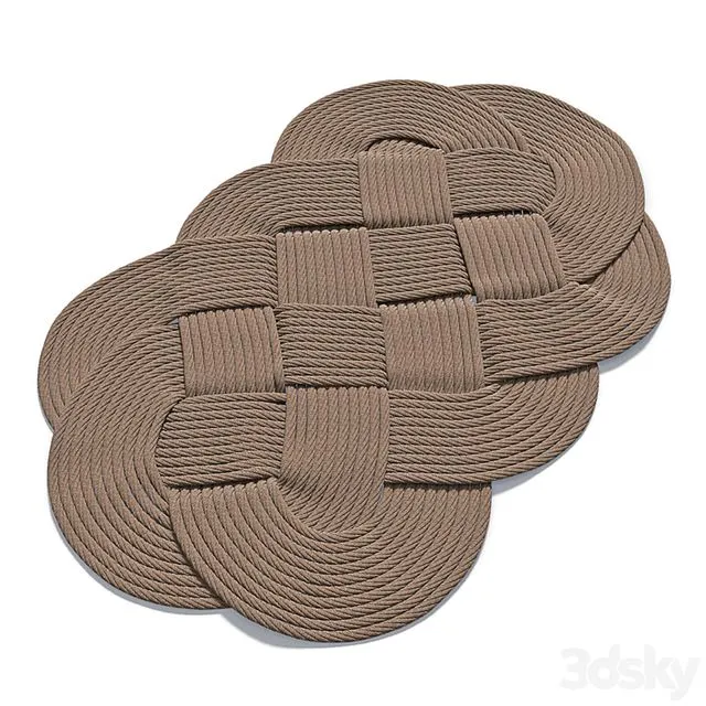Braided rug 3dsMax Model