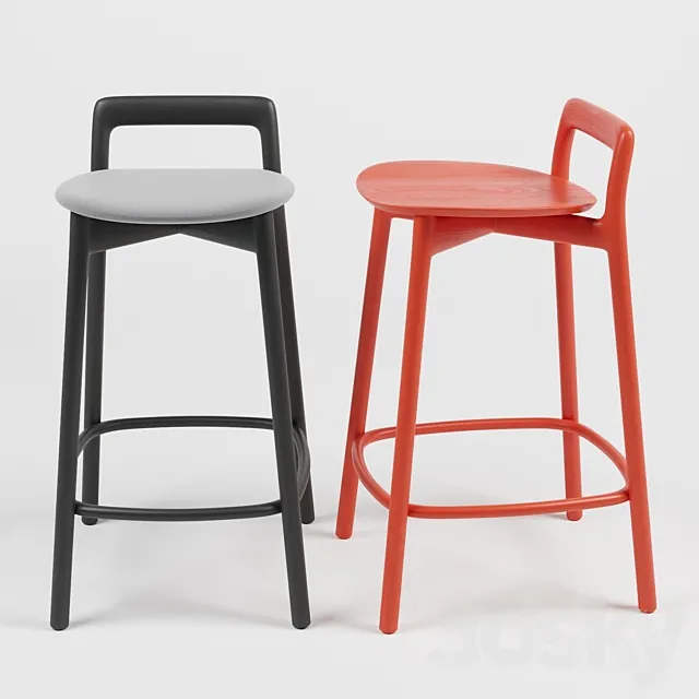 Branca stool 3DS Max Model