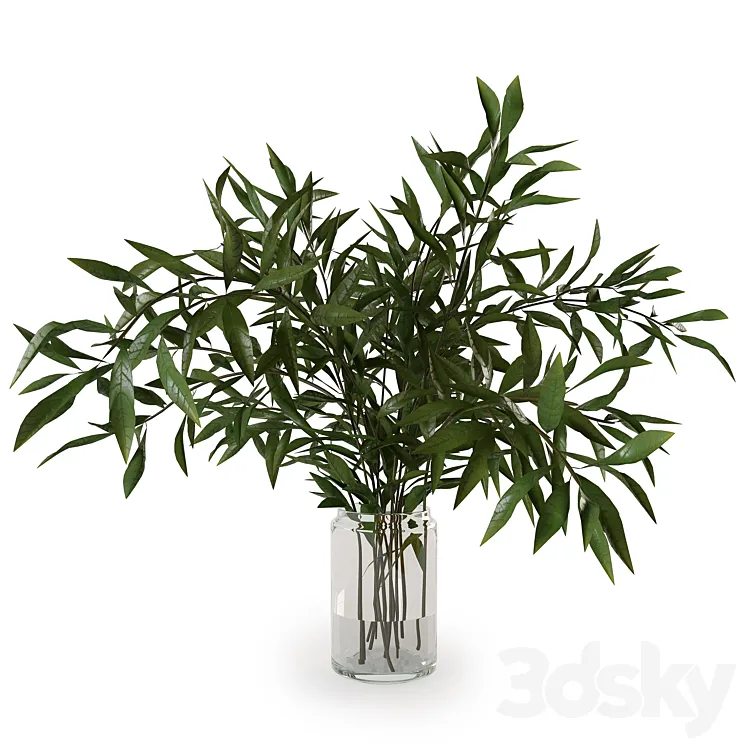 Branches in a vase 007 3DS Max