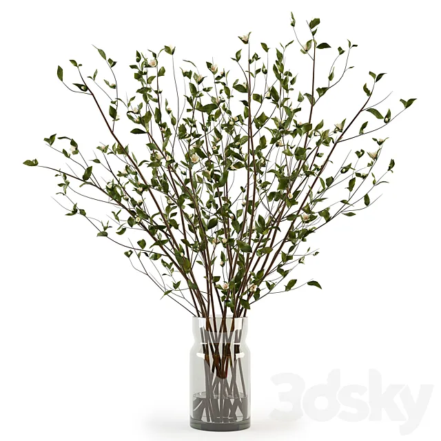 Branches in a Vase 009 3DS Max Model