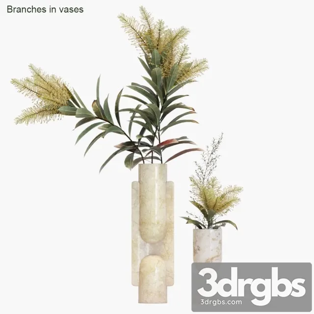 Branches in Vases 2 3dsmax Download