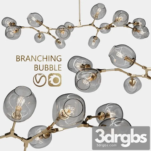 Branching Bubble 13 Lamps 3dsmax Download