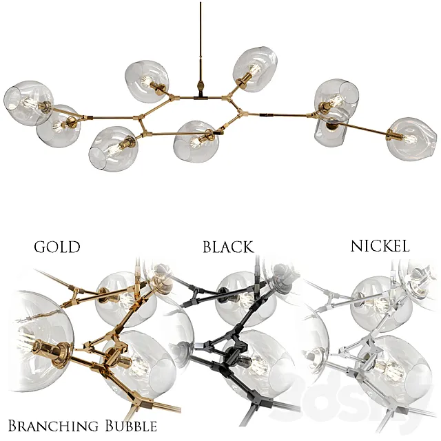 branching bubble 3ds Max