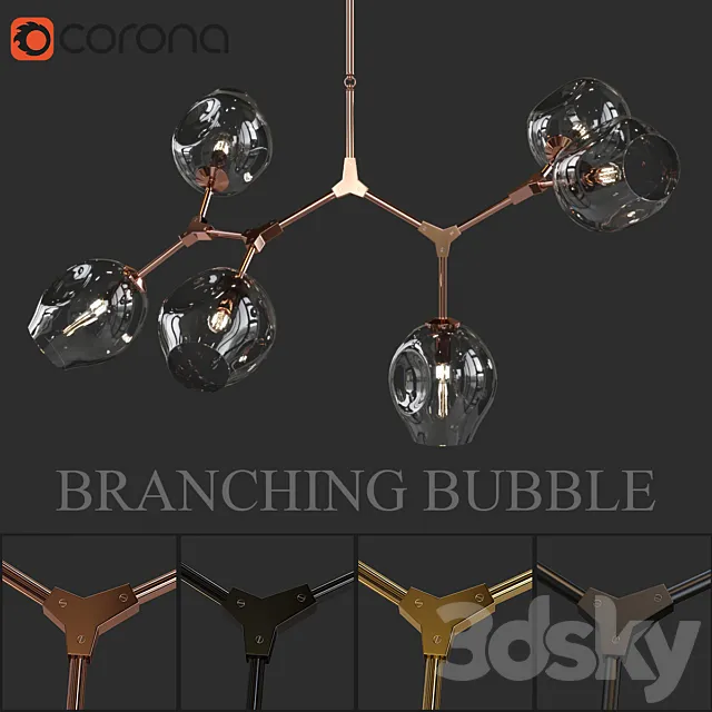 branching bubble 3ds Max