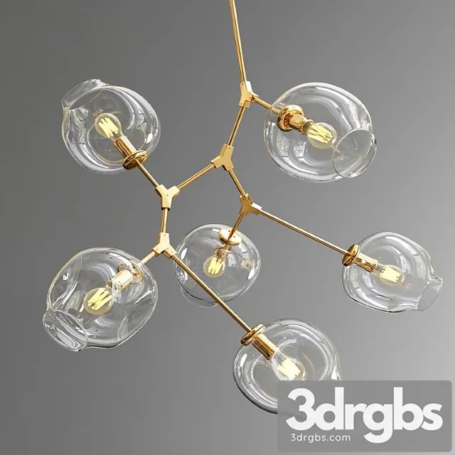 Branching bubble 6 lamps