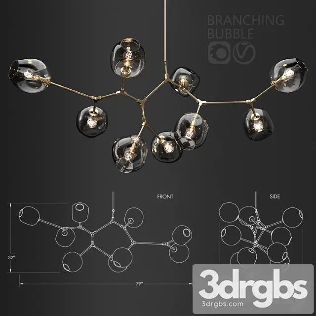 Branching Bubble 9 Lamps 8 3dsmax Download