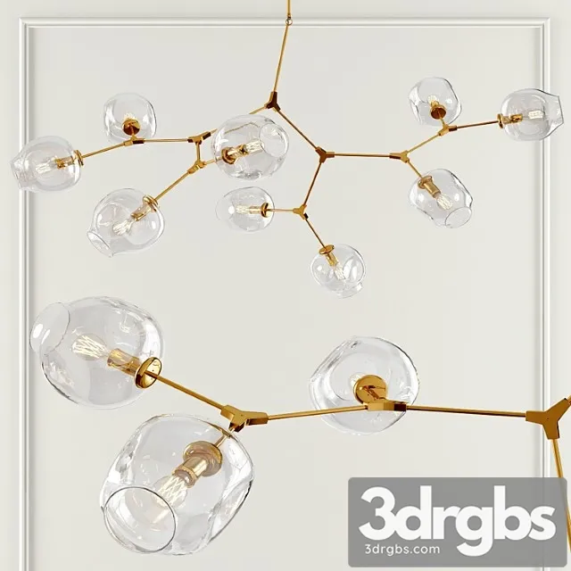 Branching bubble 9 light