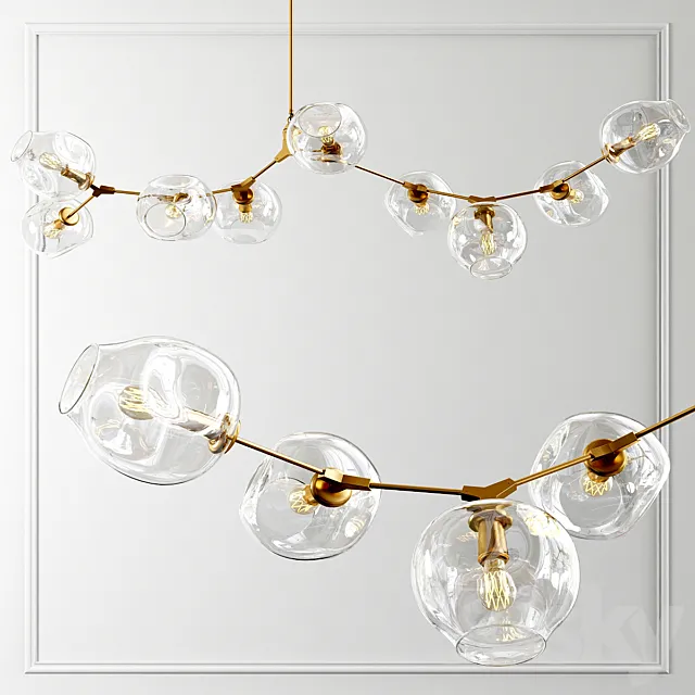 Branching Bubble – 9 Lights_2 3ds Max