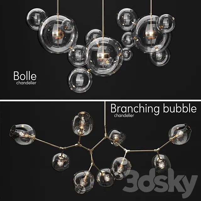 Branching bubble and G & C Bolle 3DSMax File