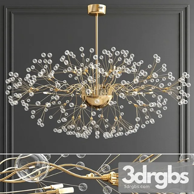 Branching Bubbles Chandelier 3dsmax Download