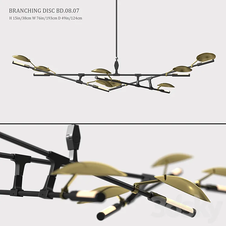 BRANCHING DISC BD.08.07 3DS Max