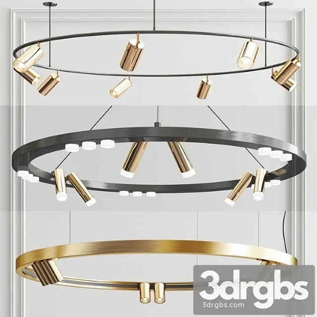 Brand odeon superloop chandelier – 3 type 3dsmax Download