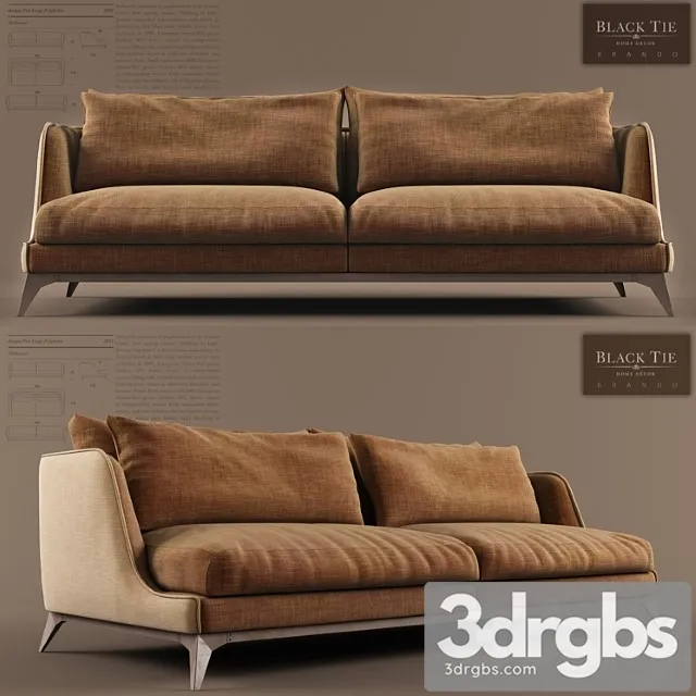 Brando sofa by black tie 2 3dsmax Download