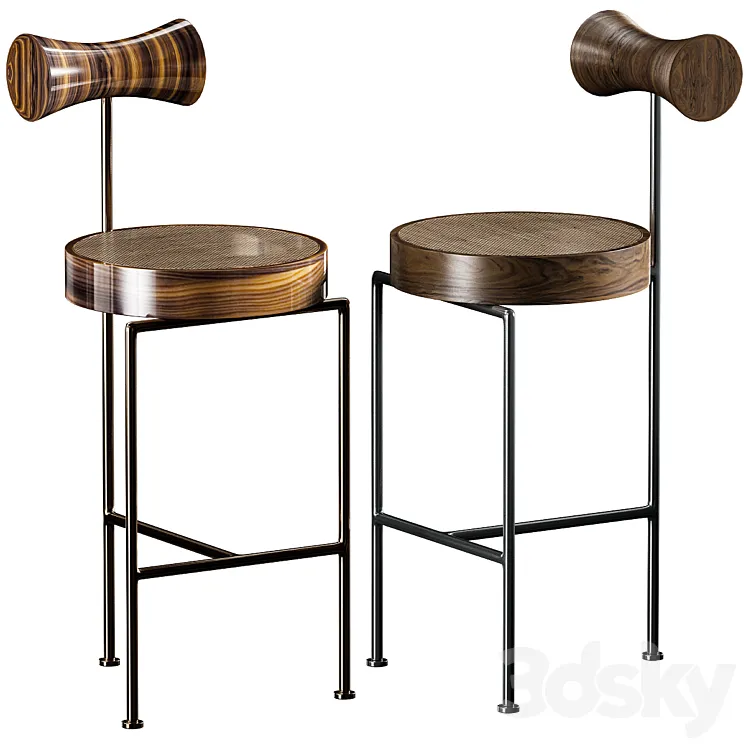 Brasil Design Apartment bar stool 3DS Max