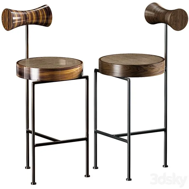 Brasil Design Apartment bar stool 3dsMax Model