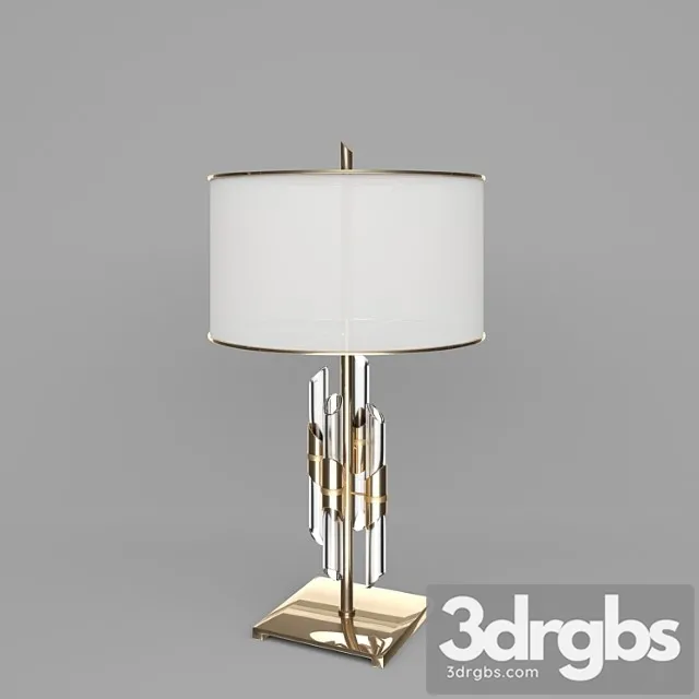 Brass And Crystal Rod Table Lamp 3dsmax Download