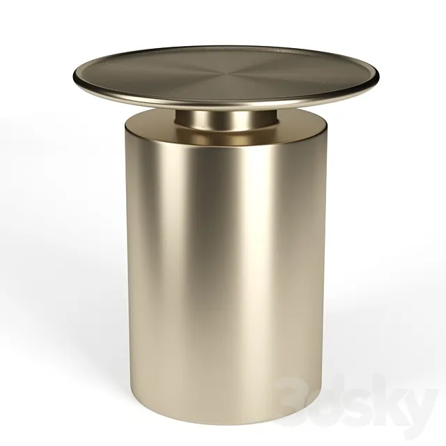 brass coffee table 3DS Max Model