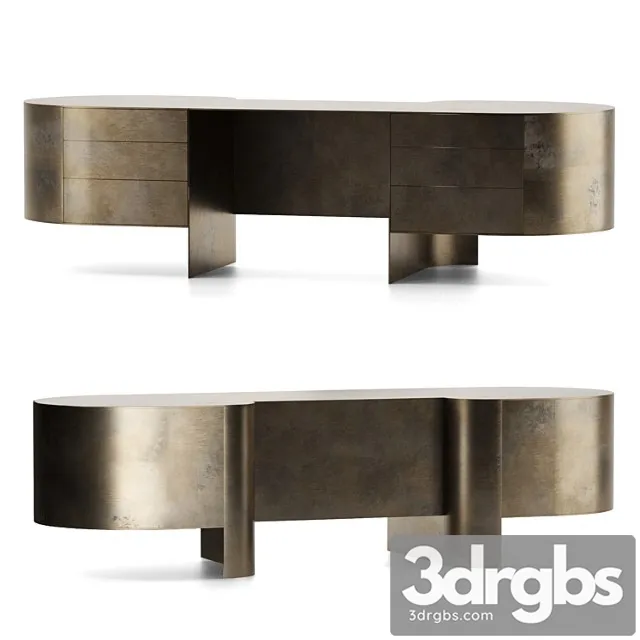 Brass console by brian thoreen