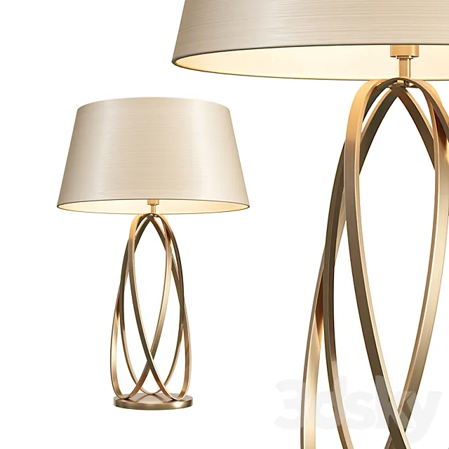 Brass Table Lamp 3ds Max