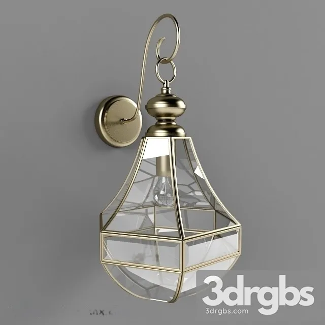 Brass Waterproof Wall Light 3dsmax Download
