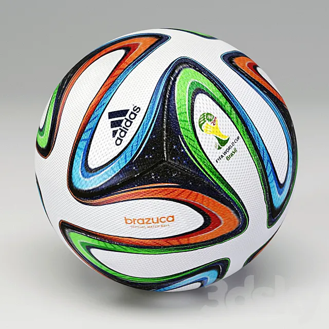 Brazuca – official ball of the FIFA World Cup 2014 3ds Max