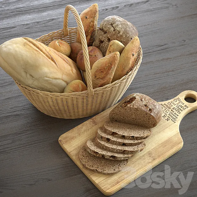 Bread basket 3DSMax File