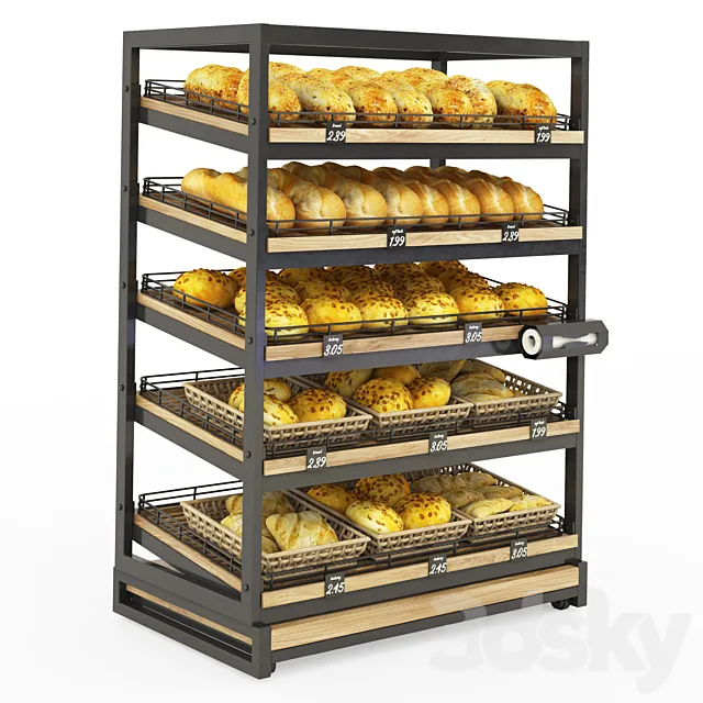 Bread Rack 3dsMax Model