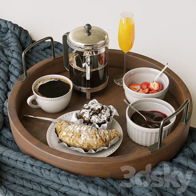 breakfast 2 3DS Max Model