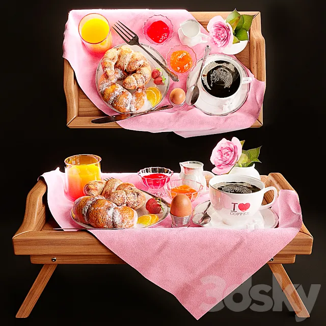 Breakfast 3DS Max Model