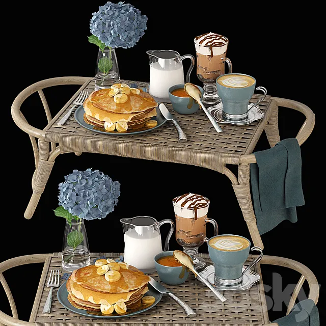 Breakfast 3DS Max Model