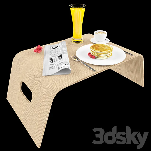 breakfast in bed 3DS Max Model