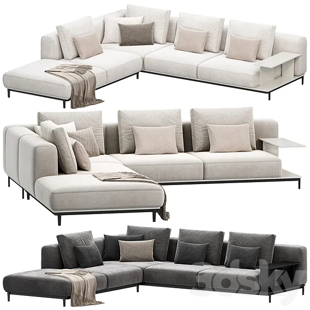 BRERA Sofa by poliform sofas 3ds Max