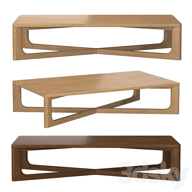 BRETON COFFEE TABLE 3ds Max