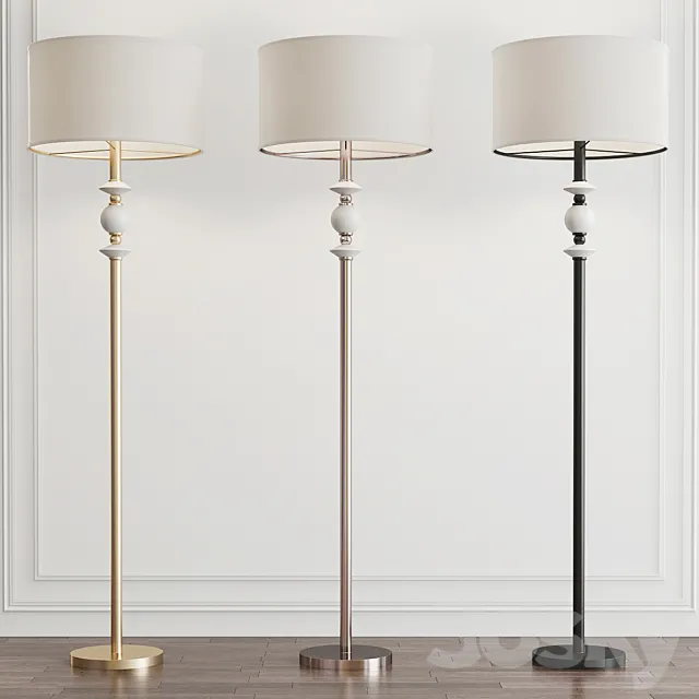 Briar Rose Floor Lamp by Dimond 3ds Max