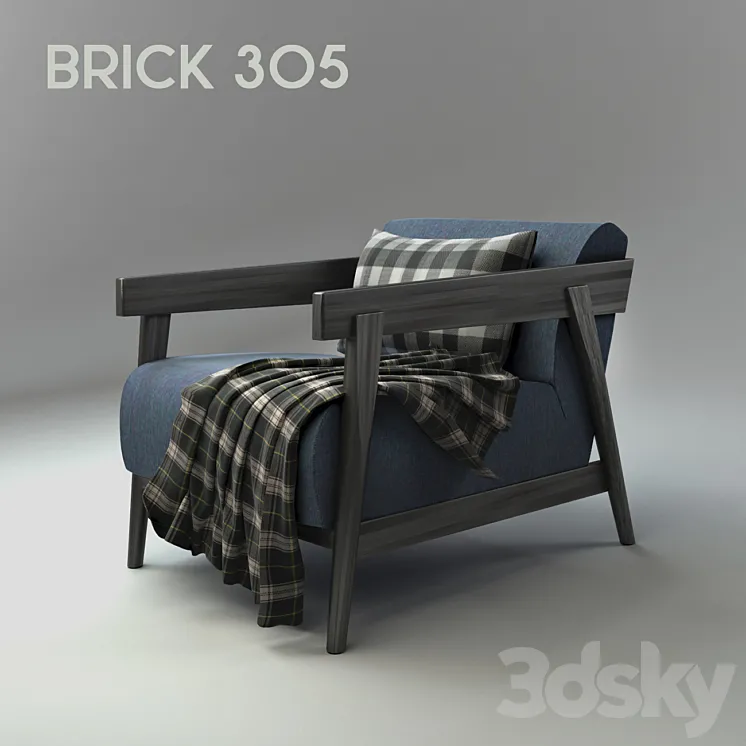 Brick 305 | Armchair 3DS Max