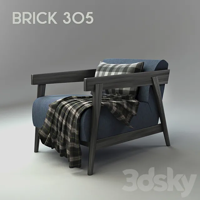 Brick 305 | Armchair 3DSMax File