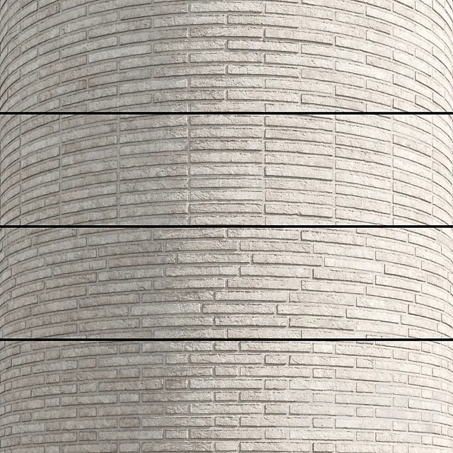 Brick Rigel White 3ds Max