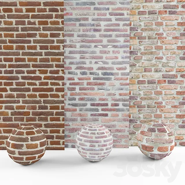 Brick wall 3DS Max Model