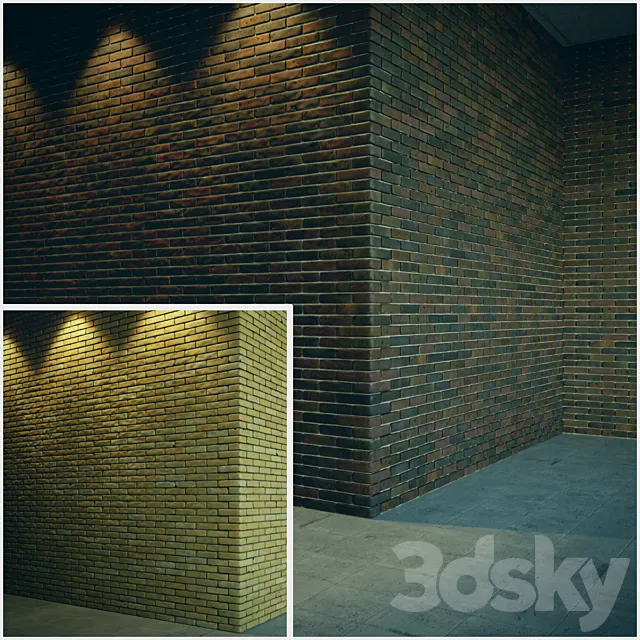 Brick wall 3DS Max Model