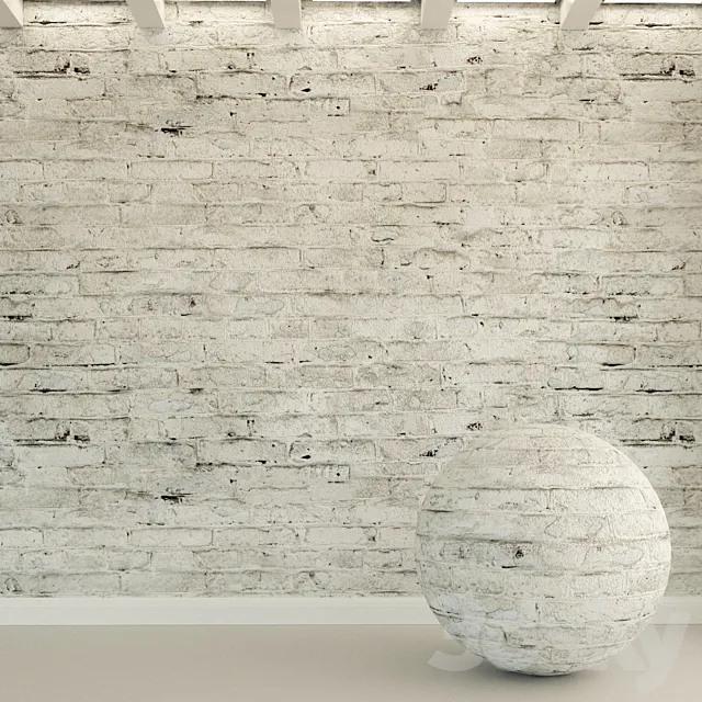 Brick wall. Old brick. 109 3ds Max