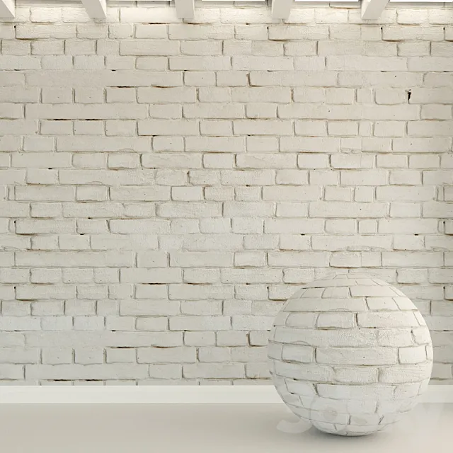 Brick wall. Old brick. 122 3DS Max Model